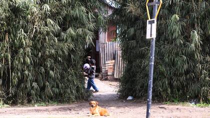 Edificaciones y tomas de terrenos en los alrededores de la estación de trenes Pereyra Iraola