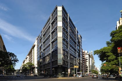 Edificio característico de la escena porteña del centro