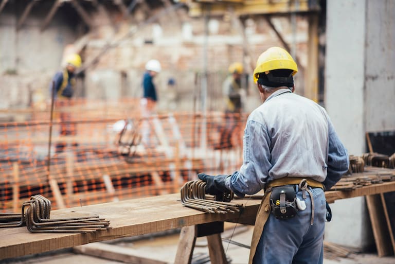 Las cifras de abril para trabajadores de la construcción