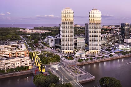 Edificios en Puerto Madero diseñados por Miani