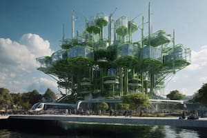 Las ciudades que funcionan como bosques con edificios que son como árboles