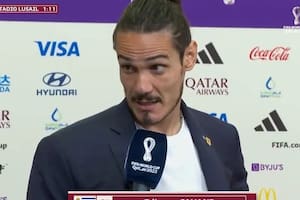 Edinson Cavani, luego de la derrota de Uruguay ante Portugal, con un mensaje desafiante al DT Diego Alonso