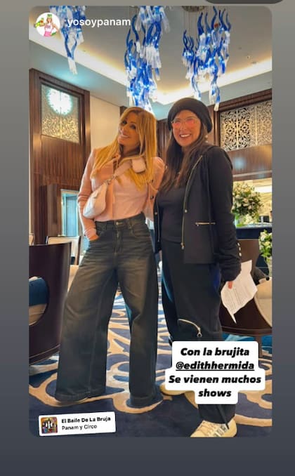 Edith y Panam anunciaron que trabajarán juntas: "Se vienen muchos shows"