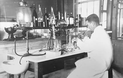 Edmond Borit, el abuelo de Edmond, en Montepelier, Francia.