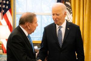 Edmundo González Urrutia junto a Joe Biden