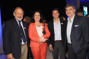 Eduardo Amadeo, Marina Dal Poggetto, Luciano Laspina y Fernando González