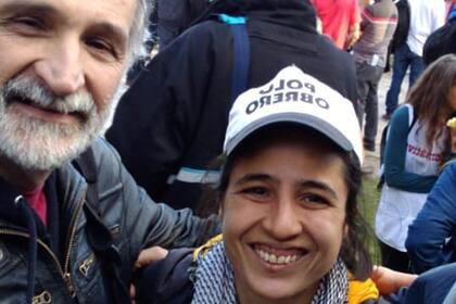 Eduardo Belliboni con María Isolda Dotti, conocida como "Tango"