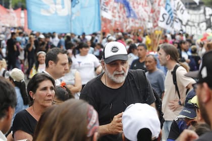 Eduardo Belliboni esta tarde en el corte