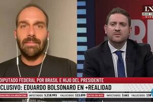 Eduardo Bolsonaro: “El miedo que tenemos es que la Argentina siga el camino de Venezuela”