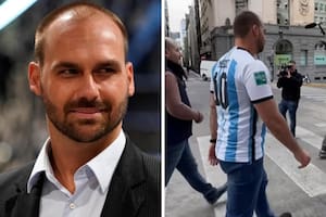 Qué hay detrás de la campaña de Eduardo Bolsonaro contra el gobierno argentino en la previa del ballottage en Brasil