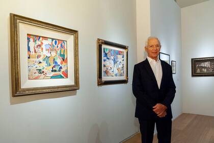 Eduardo Costantini, en la foto, adquirió las obras “Elevador Social” (1966), de Rubens Gerchman, y “Maquete para Meu Espelho” (1964) 