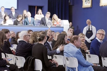 Eduardo Costantini en la subasta de Sotheby’s por la obra “Las distracciones de Dagoberto”