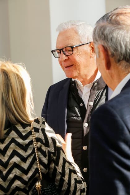 Eduardo Costantini y Elena Blomberg de Esteves, esposa de Ricardo Esteves