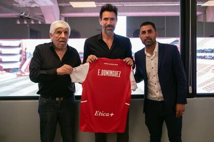 Eduardo Dominguez, Rolfi Montenegro, Hugo Moyano