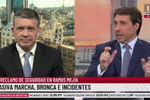 Eduardo Feinmann apuntó contra Axel Kicillof por la represión a la manifestación de los vecinos de Ramos Mejía que pedían por seguridad el lunes, tras el asesinato de Roberto Sabo