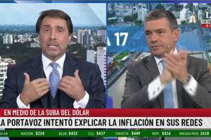 Eduardo Feinmann apuntó contra la portavoz presidencial Gabriela Cerruti por su explicación de los motivos de la inflación en la Argentina