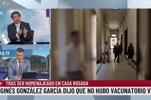 Eduardo Feinmann estalló con la reaparición en público de Ginés González García, que recibió un reconocimiento en la Casa Rosada