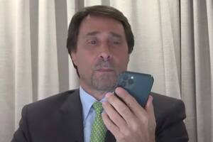 Eduardo Feinmann mostró al aire de LN+ el resultado negativo de su PCR