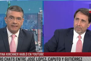 Eduardo Feinmann y Pablo Rossi en el pase de LN+