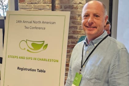 Eduardo Goldfart, de la firma Valmitran, en la Convención del Té en EE.UU