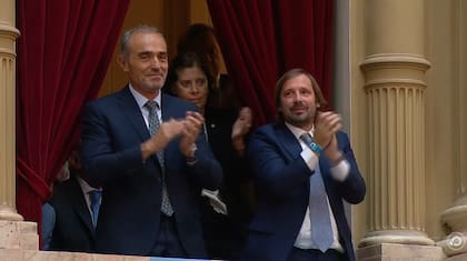 Eduardo "Lule" Menem junto a Santiago Viola, antes de ser nombrado número dos de Justicia