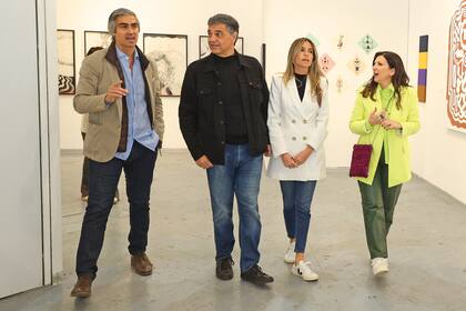 Eduardo Mallea, Jorge Macri, Belén Ludueña, Larisa Andreani.