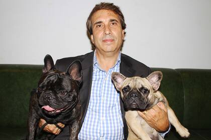 Eduardo Petrini es el propietario de Stars Team, el principal criadero del país de la raza de perros San Bernardo; también cría Bulldogs franceses