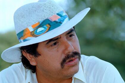 Eduardo Romero durante una entrevista con LA NACION