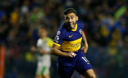 Eduardo Salvio, una de las caras nuevas de Boca en la Libertadores 2019