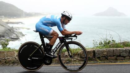Eduardo Sepúlveda, uno de los dos argentinos que participan del Giro de Italia