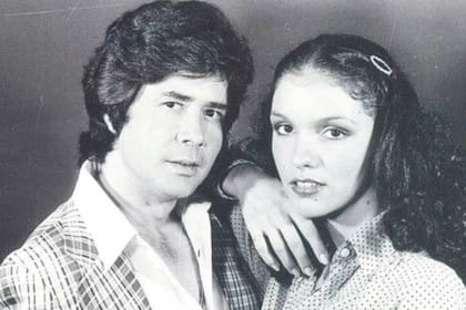 Eduardo Serrano y Elluz Peraza, protagonistas de la novela "Emilia", de 1979