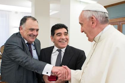 Eduardo Valdés, entonces embajador argentino ante la Santa Sede, fue intermediario entre Maradona y Francisco para sus reuniones en el Vaticano (foto; gentileza de Eduardo Valdés).