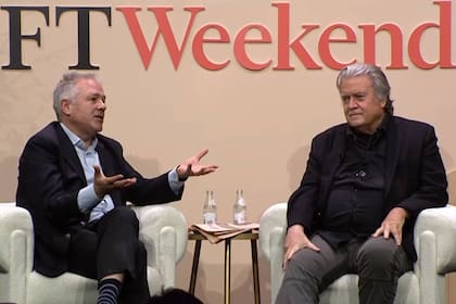 Edward Luce, editor en EE.UU. del Financial Times, entrevistó a Steve Bannon en Washington DC