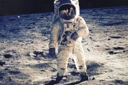 Edwin Aldrin fue uno de los primeros hombres en la luna