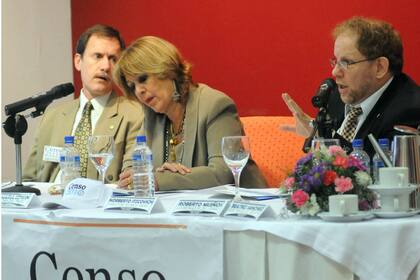 Edwin e Itzcovich, directivos del censo