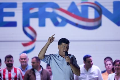 Efraín Alegre, candidato presidencial de la coalición Concertación para un Nuevo Paraguay