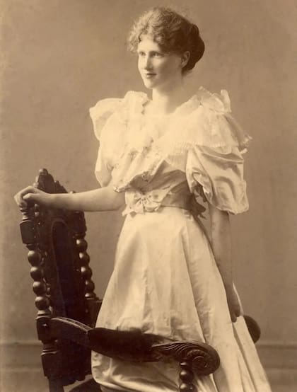 Eglantyne cuando era estudiante en la Universidad de Oxford