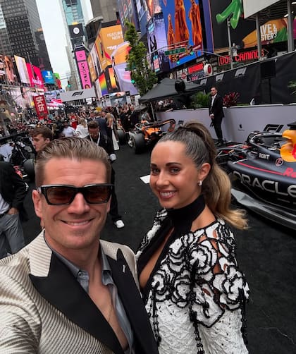 Egle Ruskyte y Nico Hülkenberg llevan 10 años juntos, tienen una hija de tres años llamada Naomi Sky (Foto: Instagram @hulkhulkenberg)