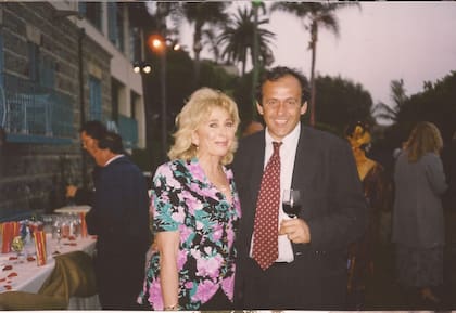 Eglis y Platini, en el Mundial femenino de 1999.