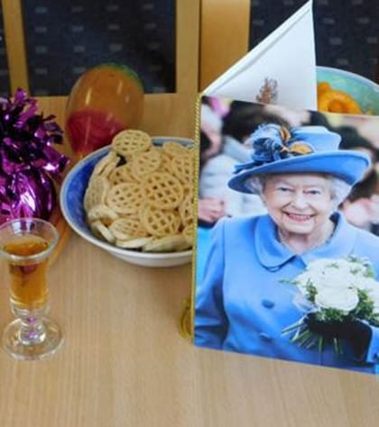 Eileen recibió un telegrama especial de la reina Isabel II.