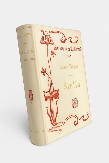 Ejemplar de una novela de Emma de la Barra, firmada con seudónimo masculino, de la Biblioteca de la Academia Argentina de Letras, que se podrá ver en la Feria del Libro Antiguo