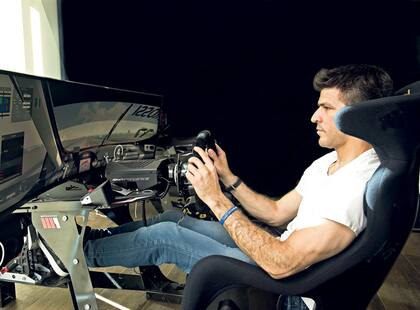 Ejercicio mental. La “física del juego” hace que el trabajo en el simulador resulte muy cercano al que después debe hacerse en el auto