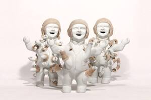 Ekeko 6, una de las obra de Chiachio & Giannone que integran la muestra en Colección Amalita