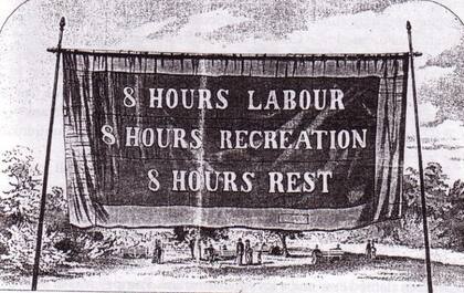 El 1 de mayo de 1886, trabajadores de Chicago se manifestaron para exigir jornadas laborales de 8 horas (web/rebelion.org)