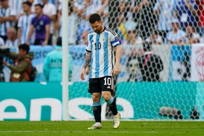 El '10' no tuvo su mejor partido en el debut de la selección argentina ante Arabia Saudita