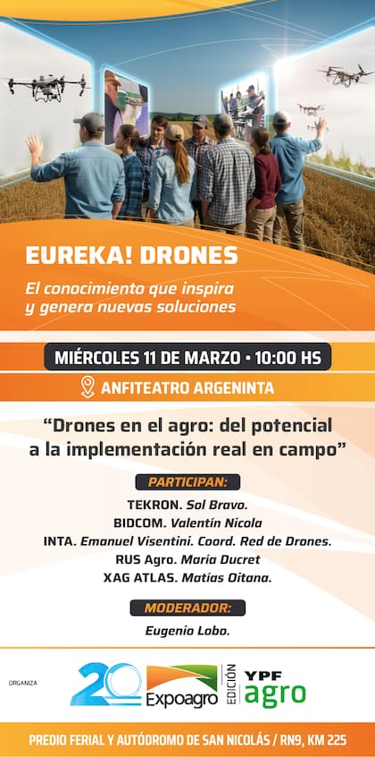 El 11 de marzo a las 10 se llevará a cabo la jornada de drones