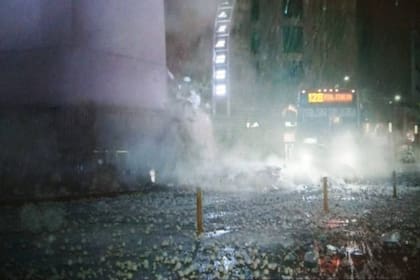 El 128 no realiza un recorrido por el obelisco (Captura Twitter)