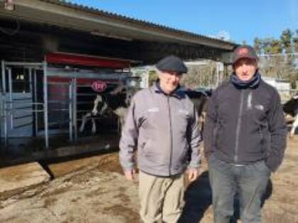 El 16 de febrero de 2021, los González pusieron en funcionamiento de equipos de ordeño robótico Lely que les cambió la vida