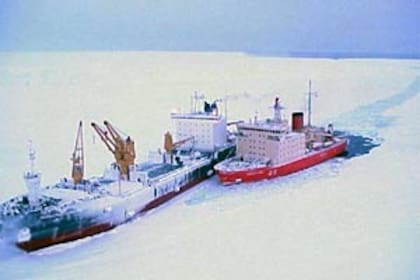 El 17 de julio último se coronó la misión Cruz del Sur: el rompehielos argentino alcanzó al Oldendorff