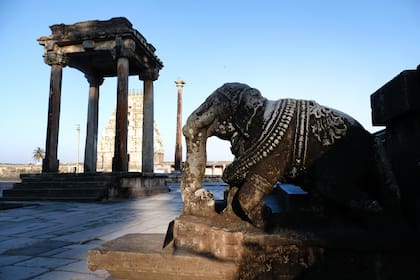 El 19 de diciembre de 2022, el Templo Chennakeshava en Belur es el punto fuerte de la gran arquitectura de Hoysala, el Templo construido en 1117 DC por las Hoysalas de Belur, Templo construido en el siglo XII en Karnataka, India.